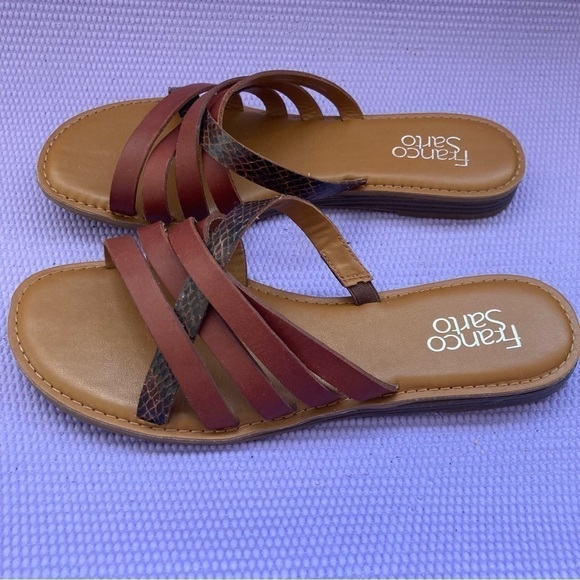 Franco Sarto Graceleigh Sandal, Women's Size 10m Color Reddish Brown - Picture 2 of 7